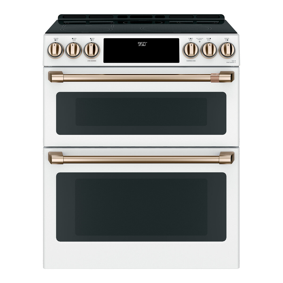 CAFÉ™ 30" Smart Slide-In, Front-Control, Induction and Convection Double-Oven Range