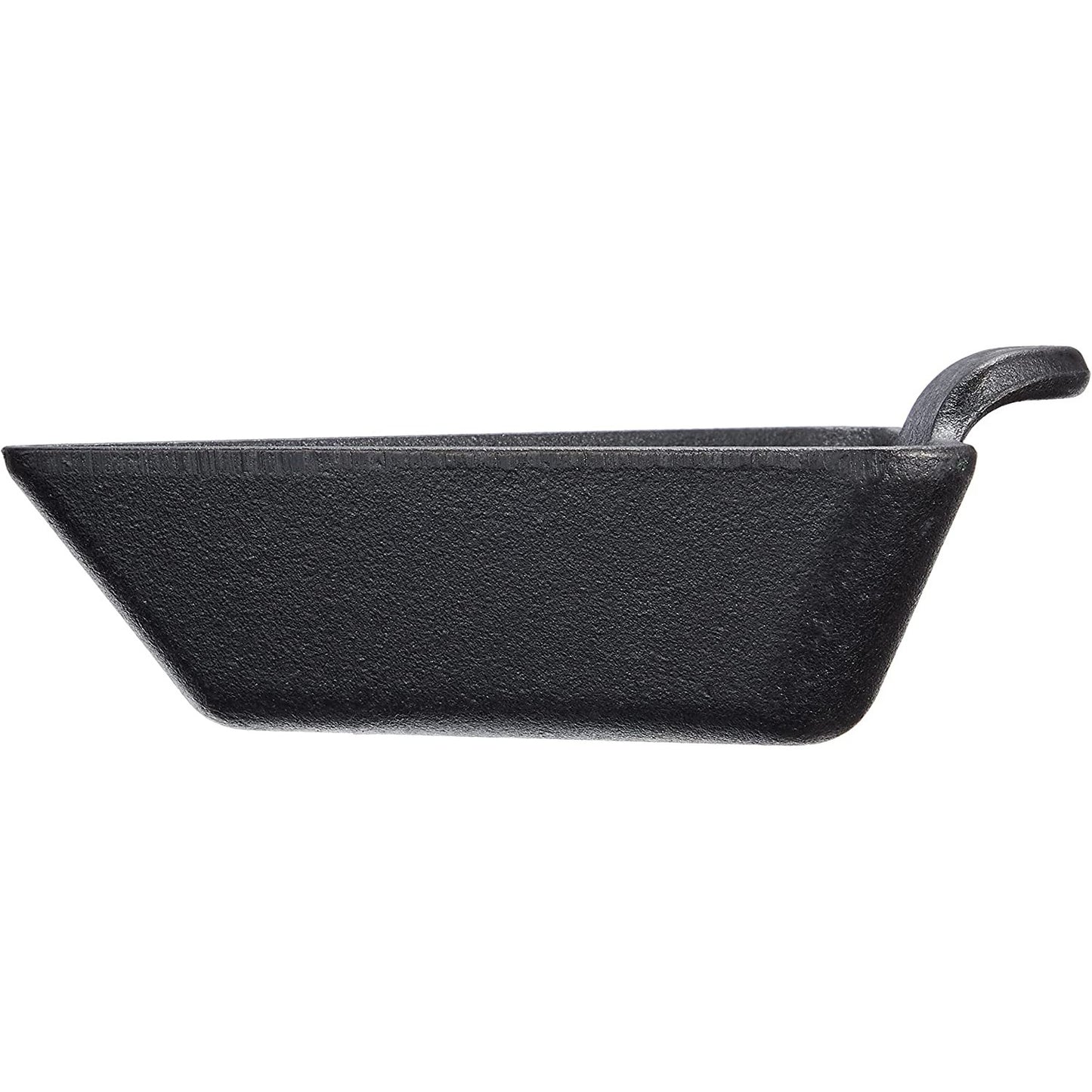 Black cast iron triangle mini server with handle, ideal for kitchenware and under $50 cookware selections