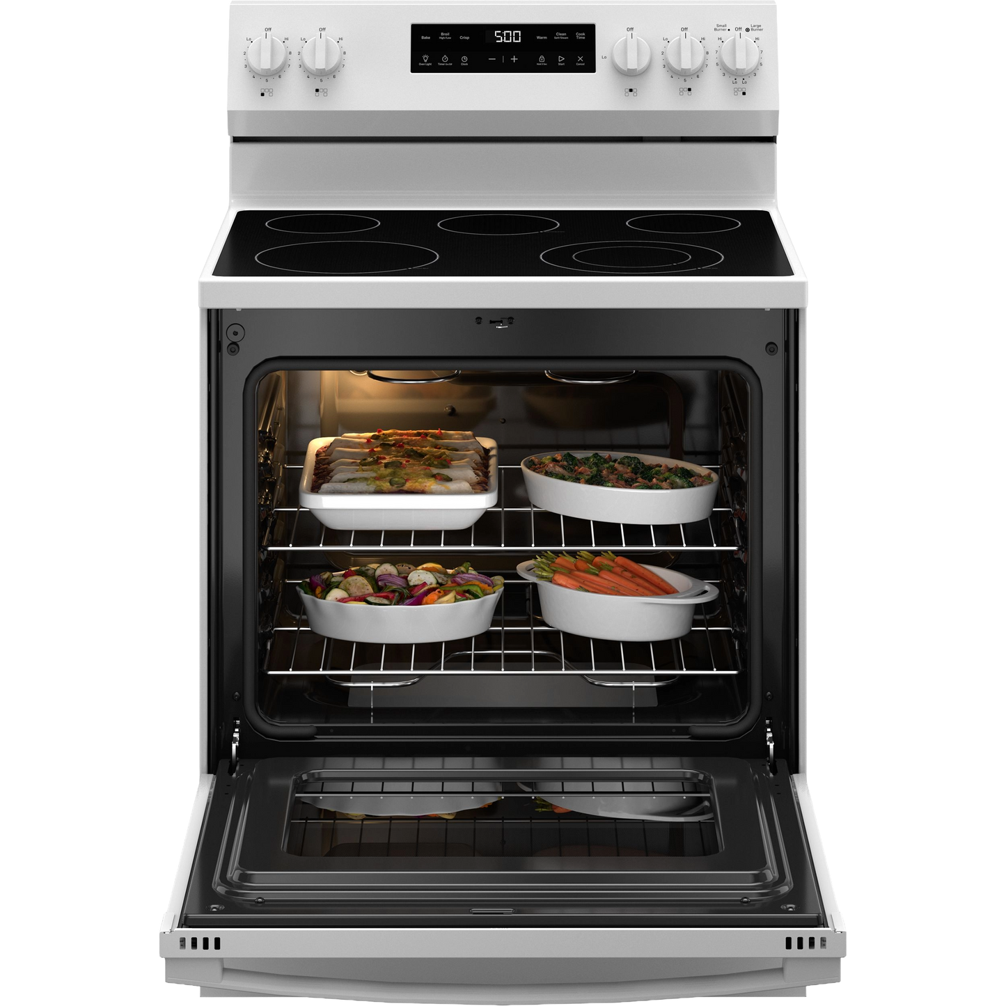 GE® ENERGY STAR® 30" Free-Standing Electric Range with Crisp Mode