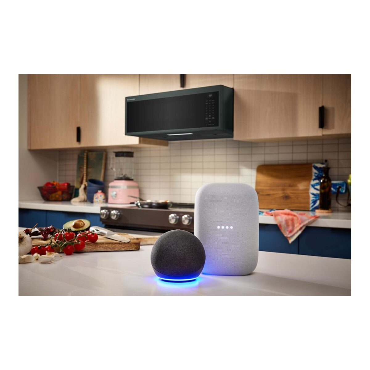 Smart Low Profile Microwave Hood Combination with Dual Fan Ventilation