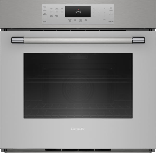 Stainless steel 30-inch single wall oven with digital display and SoftClose® hinges in Appliances and Wall Ovens collections