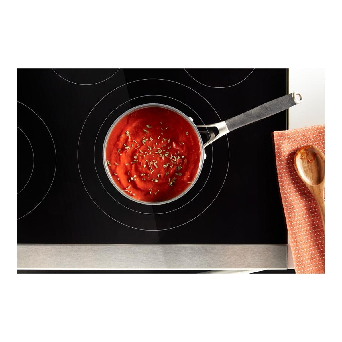 30-inch Energy Star Electric Range with Air Cooking Technology, No Preheat Air Fry and Air Baking and Self Clean