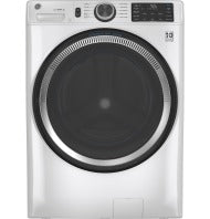 White front load washer with digital controls and UltraFresh Vent System in Washers and Appliances collections