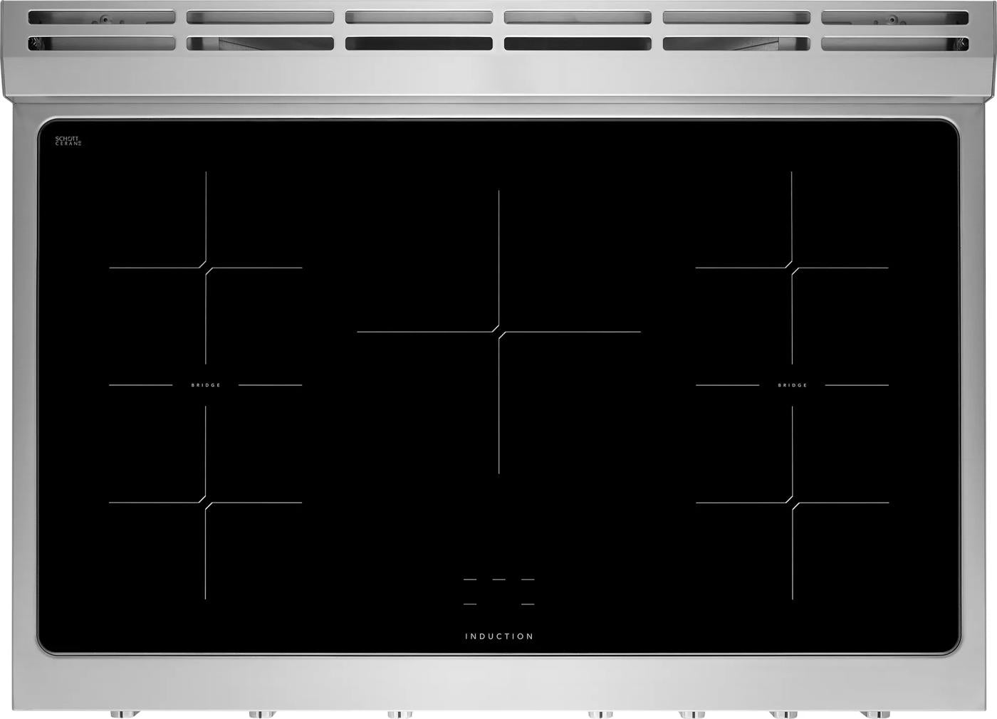 36" Induction Freestanding Range
