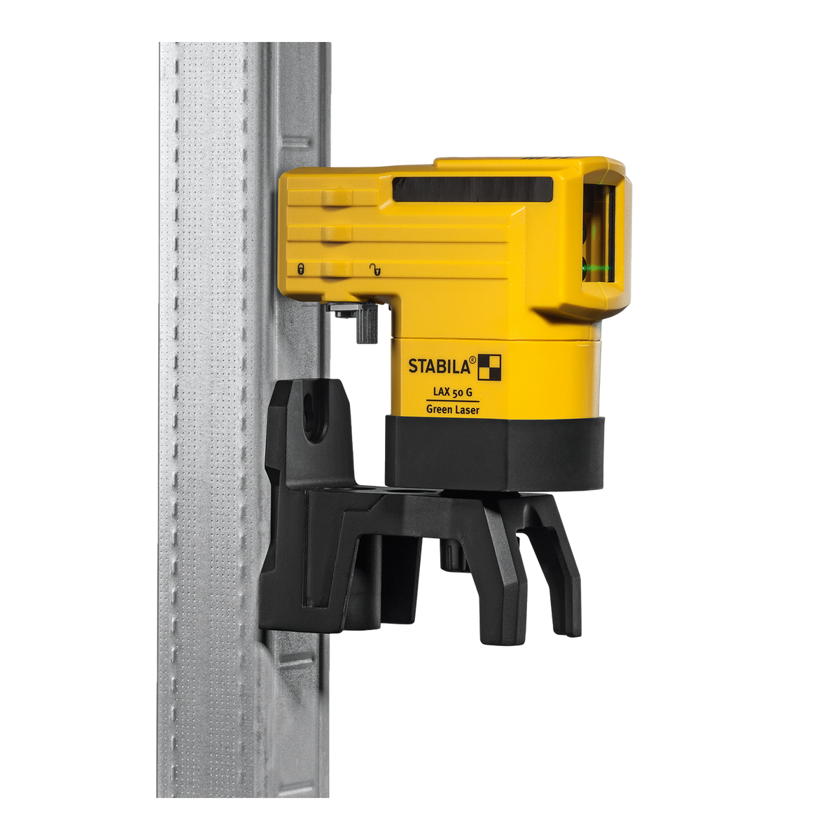 Stabila LAX 50 Green Cross-Line Laser Level Set w/Pole