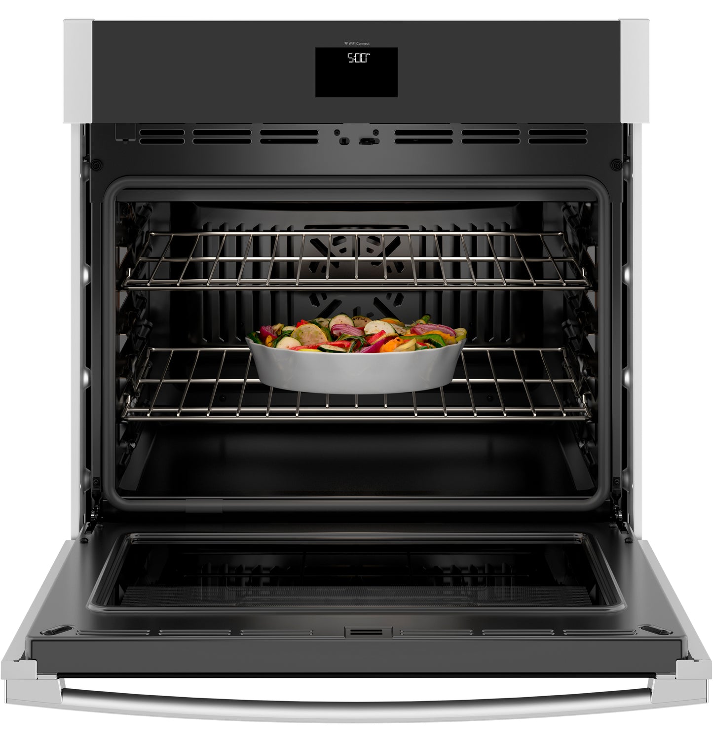 GE® 30" Smart Built-In Self-Clean Convection Single Wall Oven with No Preheat Air Fry