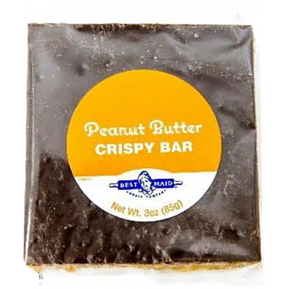 Peanut butter crispy bar snack in clear packaging from food and beverage collection under $25 and chips & snacks