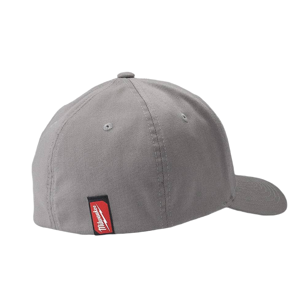 Gray fitted cap with subtle branding designed for comfort and everyday use in tools and home improvement settings