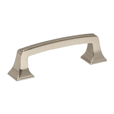 Polished nickel cabinet pull with 3-inch center-to-center design for hardware and furniture accessory projects under $50 collections