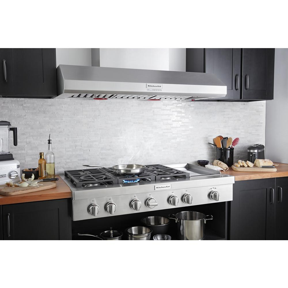 48'' 585 or 1170 CFM Motor Class Commercial-Style Wall-Mount Canopy Range Hood