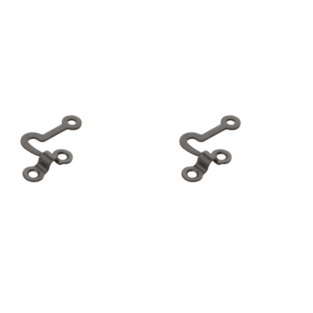 Two oil rubbed bronze decorative hooks and staples for small storage and craft projects under $50 collection