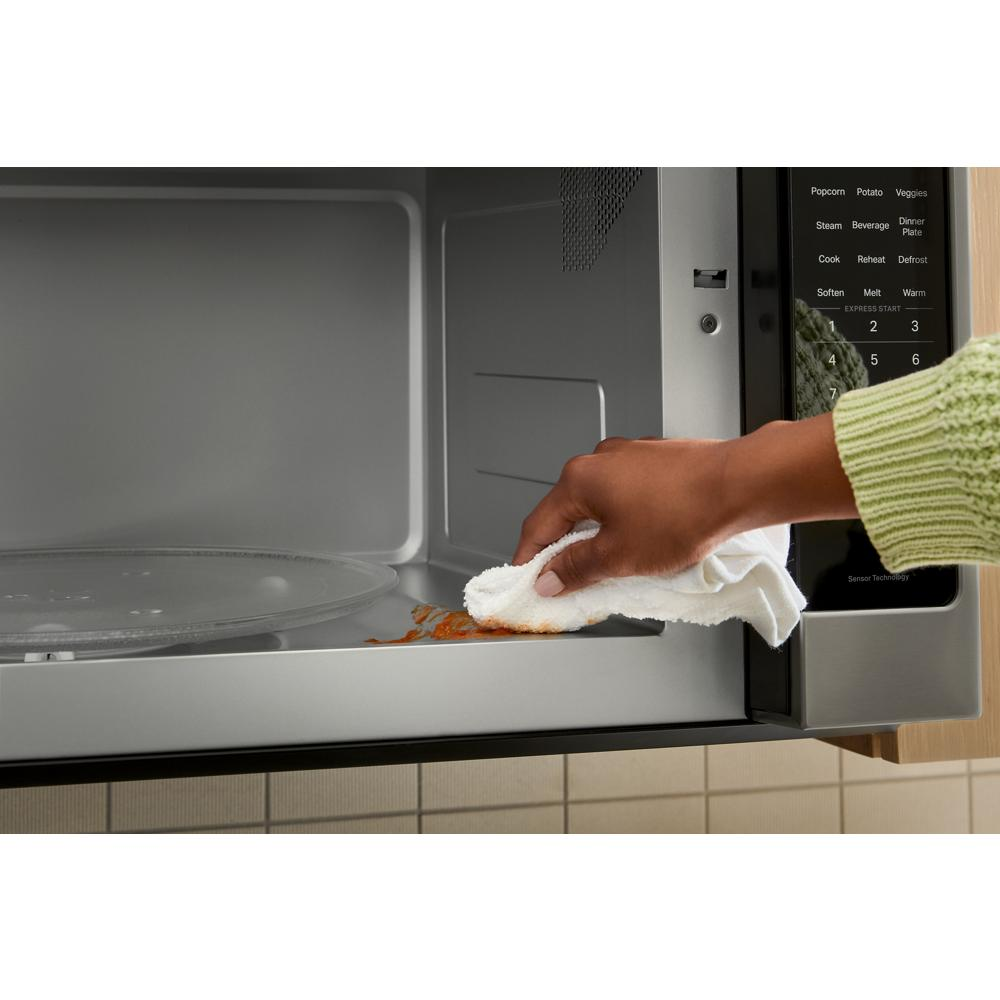 2.1 Cu. Ft. Microwave Hood Combination with a Handle