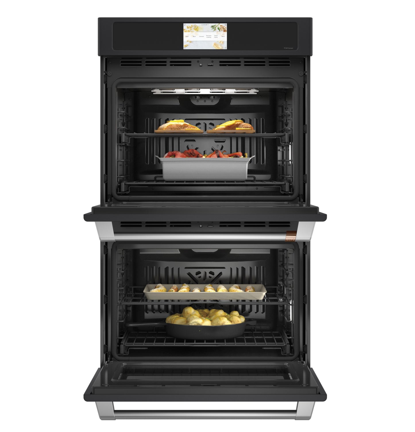 Built-in double wall oven with convection cooking and touchscreen display in Kitchen & Kitchenware collection