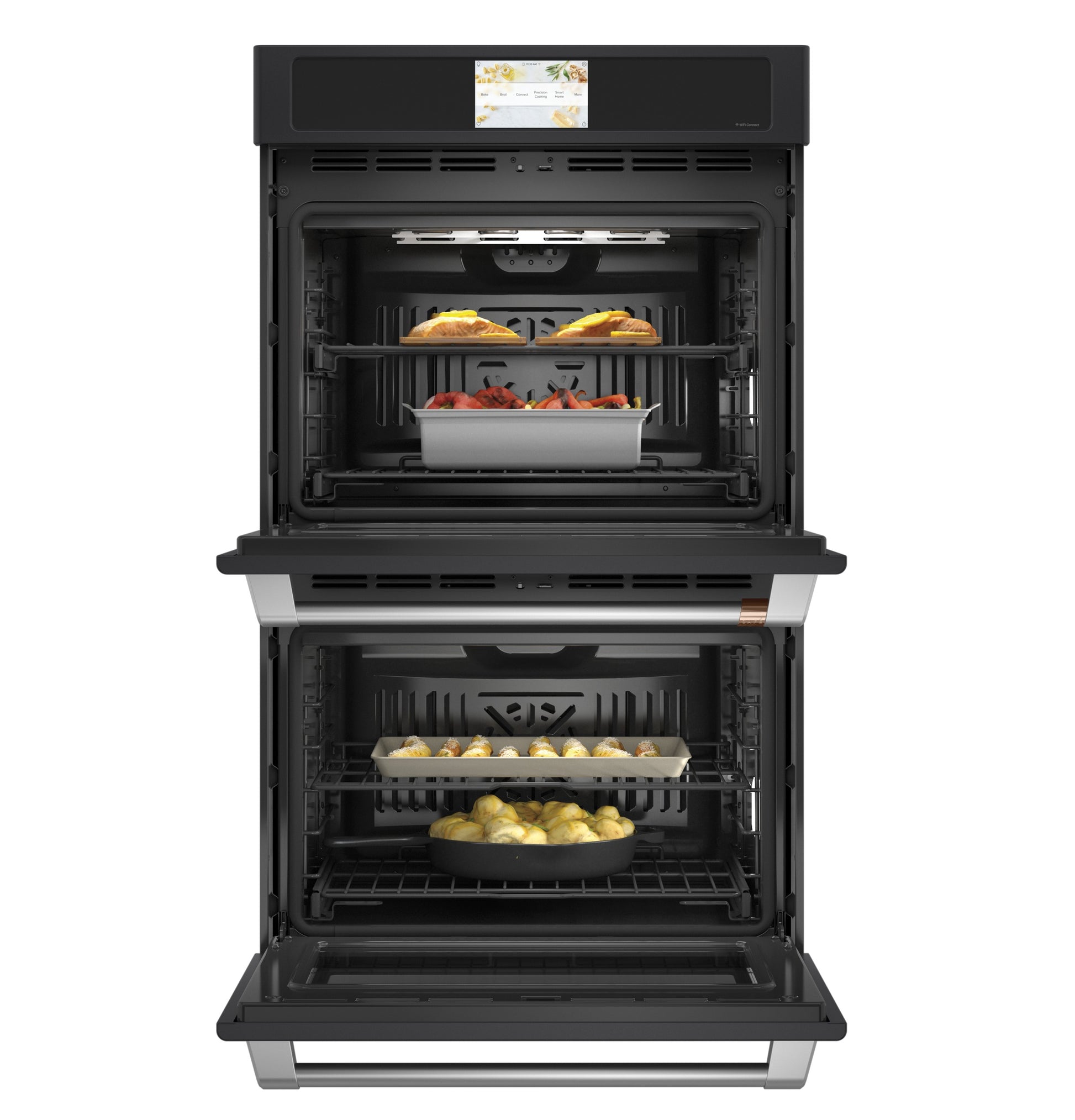 Built-in double wall oven with convection cooking and touchscreen display in Kitchen & Kitchenware collection