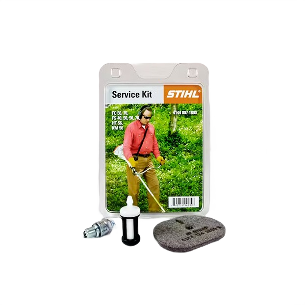 STIHL service kit with spark plug, fuel filter, and air filter for trimmer maintenance in Parts & Lubricants collection