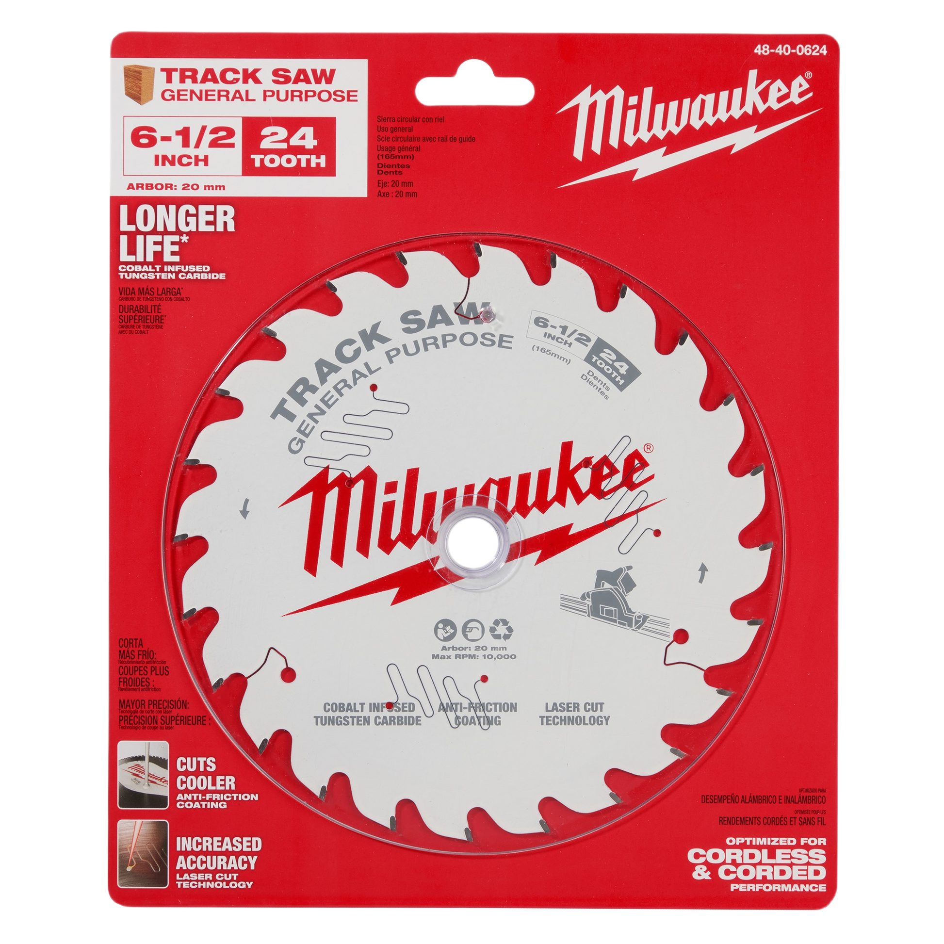 Milwaukee 24-TPI Track Saw Blade for Precise Cuts – Hartville Hardware