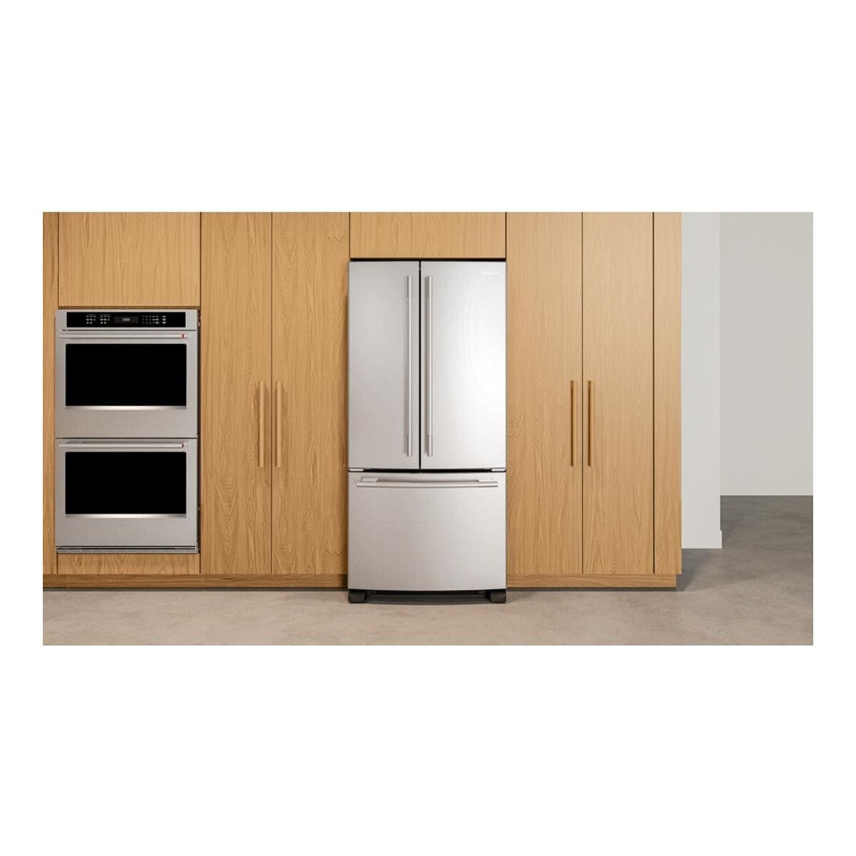 22 Cu. Ft. 33-Inch Bottom Mount Refrigerator with Right Door Swing in PrintShield® Stainless Steel