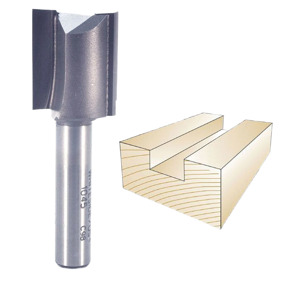 Whiteside straight bit for woodworking, ideal for grooves and joints in power tool accessories under $50 collection