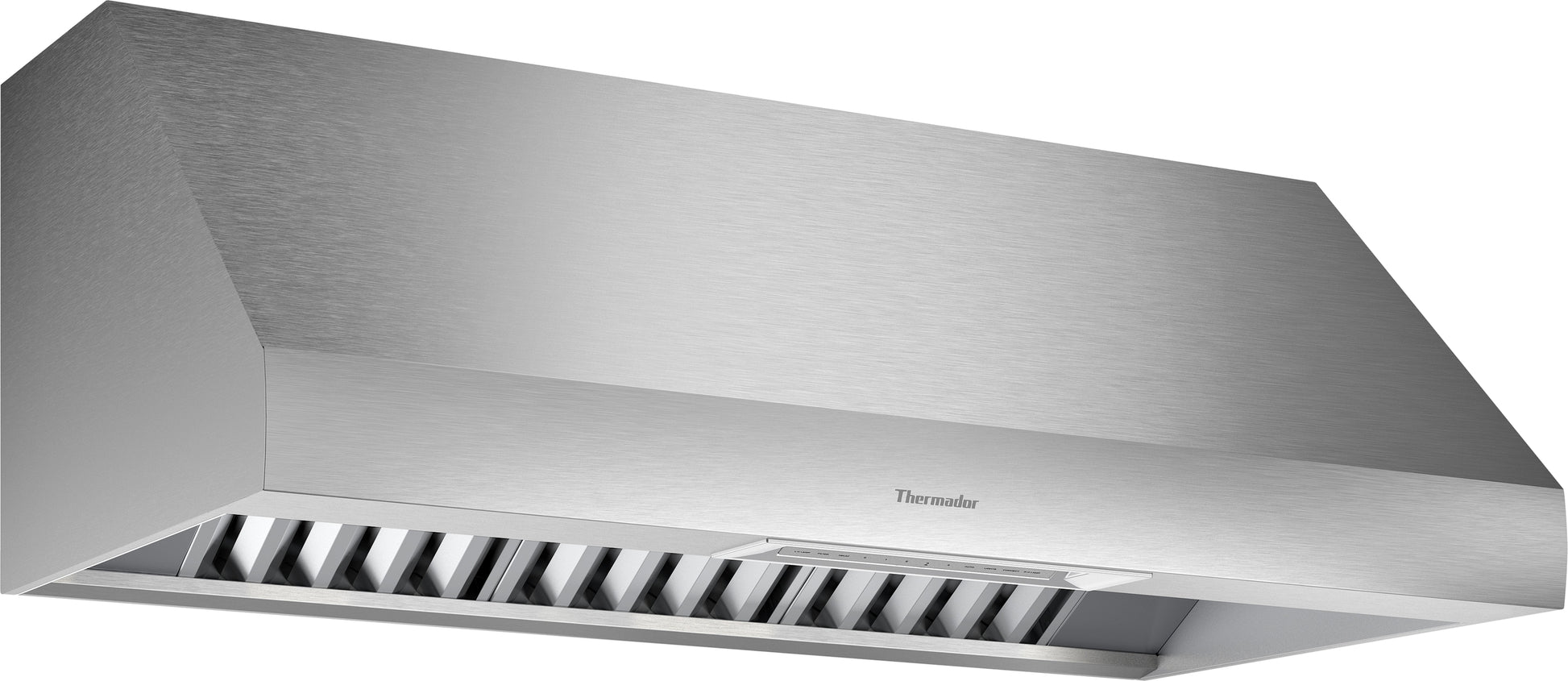 48-inch stainless steel professional wall hood in Thermador range hoods and kitchen appliances collection