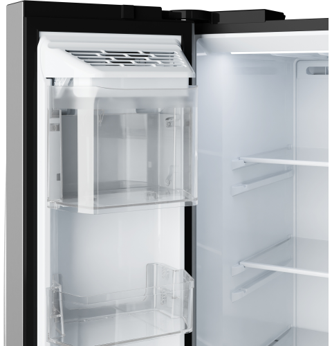 GE® 24.2 Cu. Ft. Counter-Depth Side-By-Side Refrigerator with Internal Dispenser and In-Door Icemaker