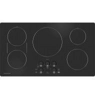 Black Monogram ENERGY STAR® 36-inch induction cooktop with five cooking zones and touch controls from Induction Cooktops collection