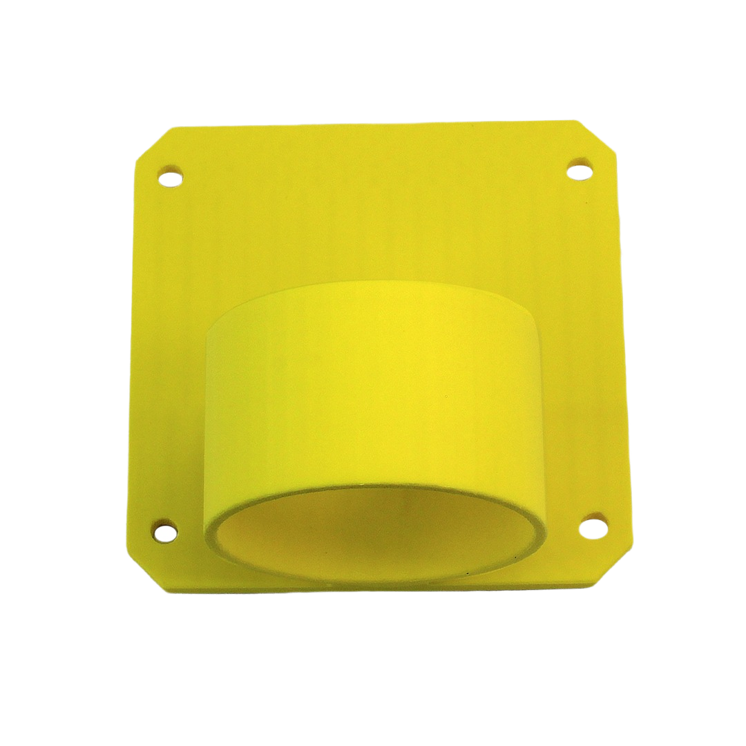 Yellow propane torch holder with mounting holes for secure installation in home improvement tools and doors collections under $50