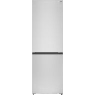 Sleek stainless steel 24-inch bottom-mount refrigerator with counter-depth design from Appliances collection