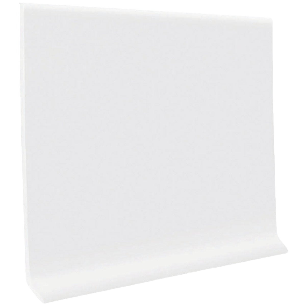 White vinyl self-stick wall cove base for flooring and tile projects in home improvement tools under $50 collection
