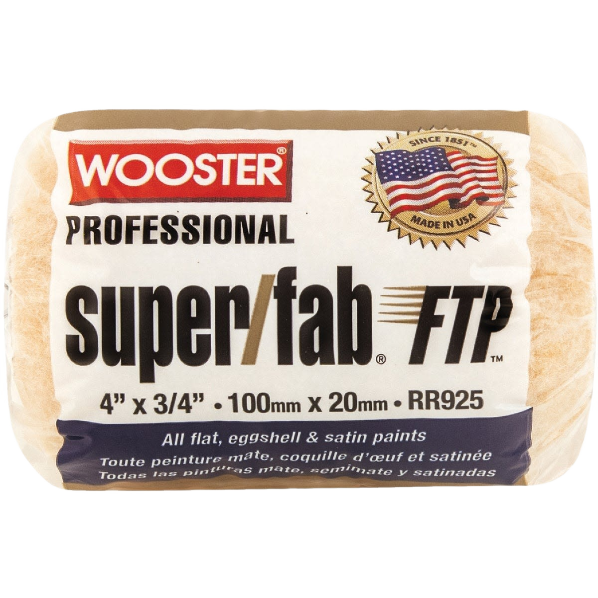 Wooster knit fabric roller cover for flat, eggshell, and satin paints in paint supplies and home improvement tools collections