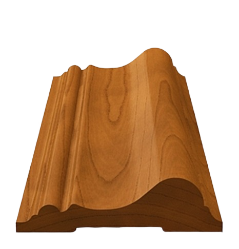 Poplar wood chair rail molding with classic profile for moulding, lumber, and home improvement under $50 collections