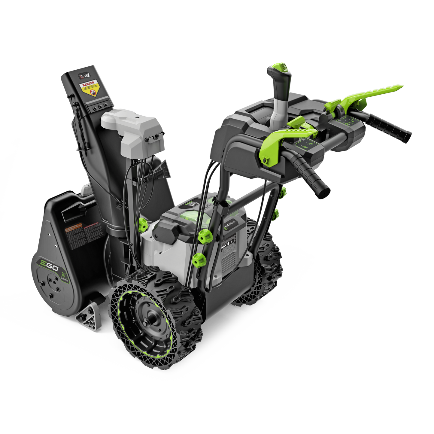 EGO POWER+ 24" Two-Stage Self-Propelled Snow Blower Kit with 6 Ah Batteries (2) and Dual Port Charger