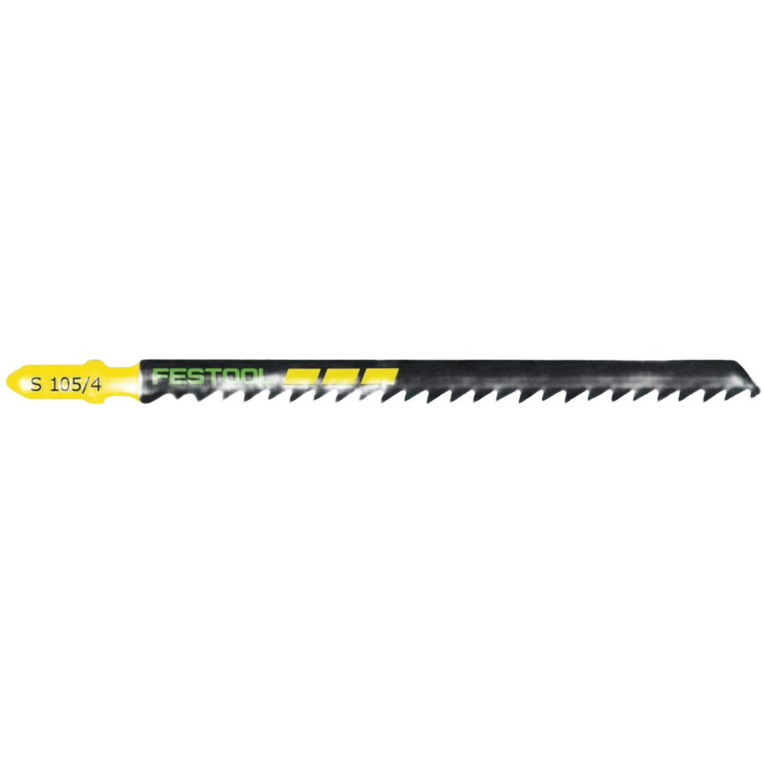 Festool basic wood cutting jigsaw blade with cross-cut teeth for woodworking and power tool accessories use