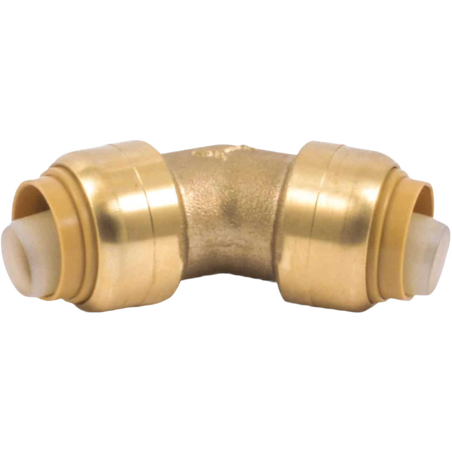 Brass push-to-connect elbow fitting with 45-degree bend for plumbing and pipes & fittings under $50 collections