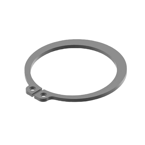 Metal snap ring with dual holes for secure fitting, suitable for John Deere parts and hardware collections under $50