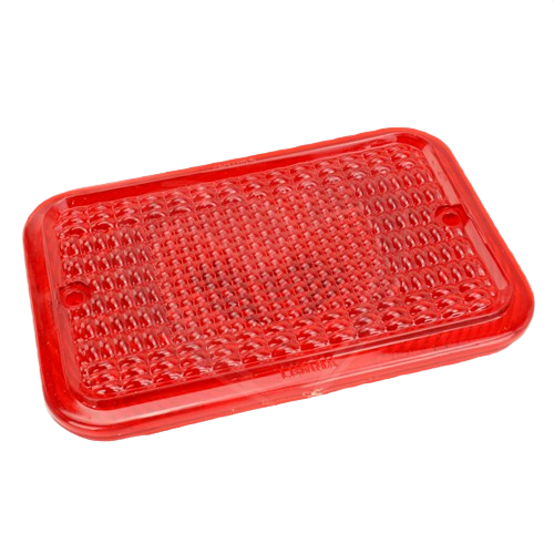 Rectangular red replacement lens for John Deere equipment, ideal for parts and accessories under $50 in home improvement.