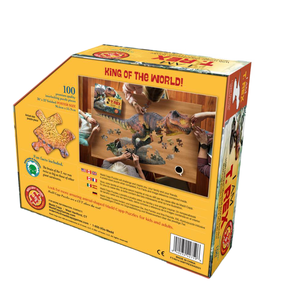 Madd Capp I Am T-Rex Puzzle - 100 Pc Fun Challenge – Hartville