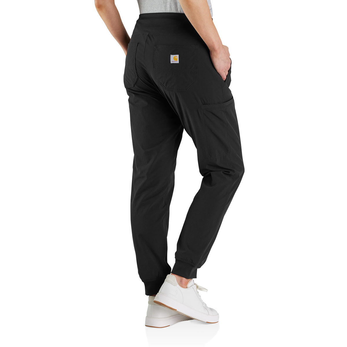 Carhartt Women's Carhartt Force® Relaxed Fit Fleece Lined Jogger - Black, Small