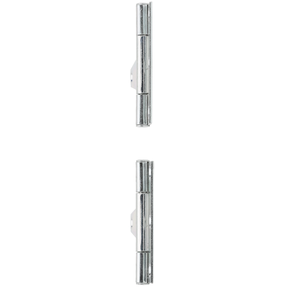 Two zinc plated 5-inch light duty T-hinges with screws for home improvement and door hardware projects under $50