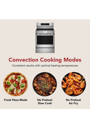 5.3 Cu. Ft. Smart Freestanding Electric Range with Convection Cooking Modes