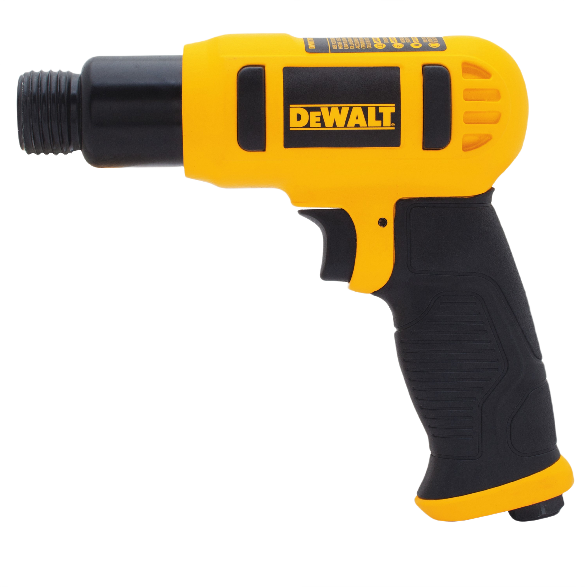 Compact yellow and black DEWALT hammer drill with ergonomic grip designed for home improvement tasks