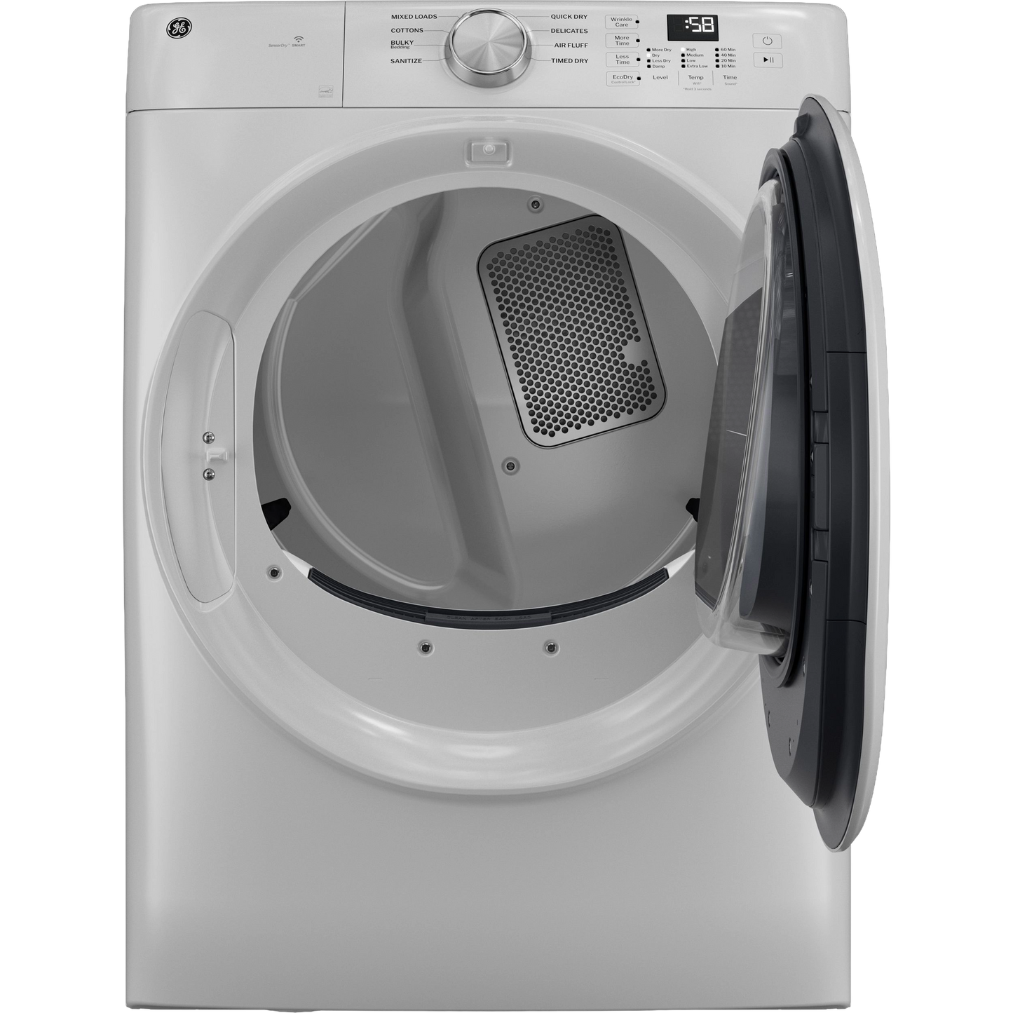 GE® ENERGY STAR® 7.8 cu. ft. Capacity Smart Front Load Electric Dryer