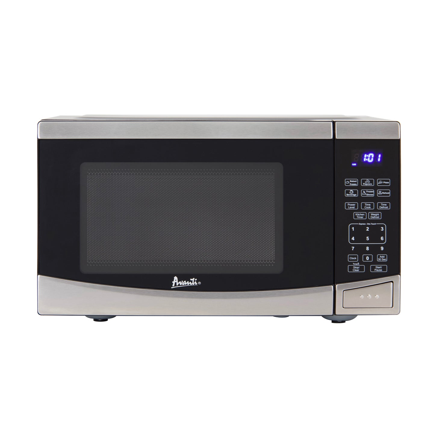 Avanti Countertop Microwave Oven, 0.9 cu. ft. - Stainless Steel