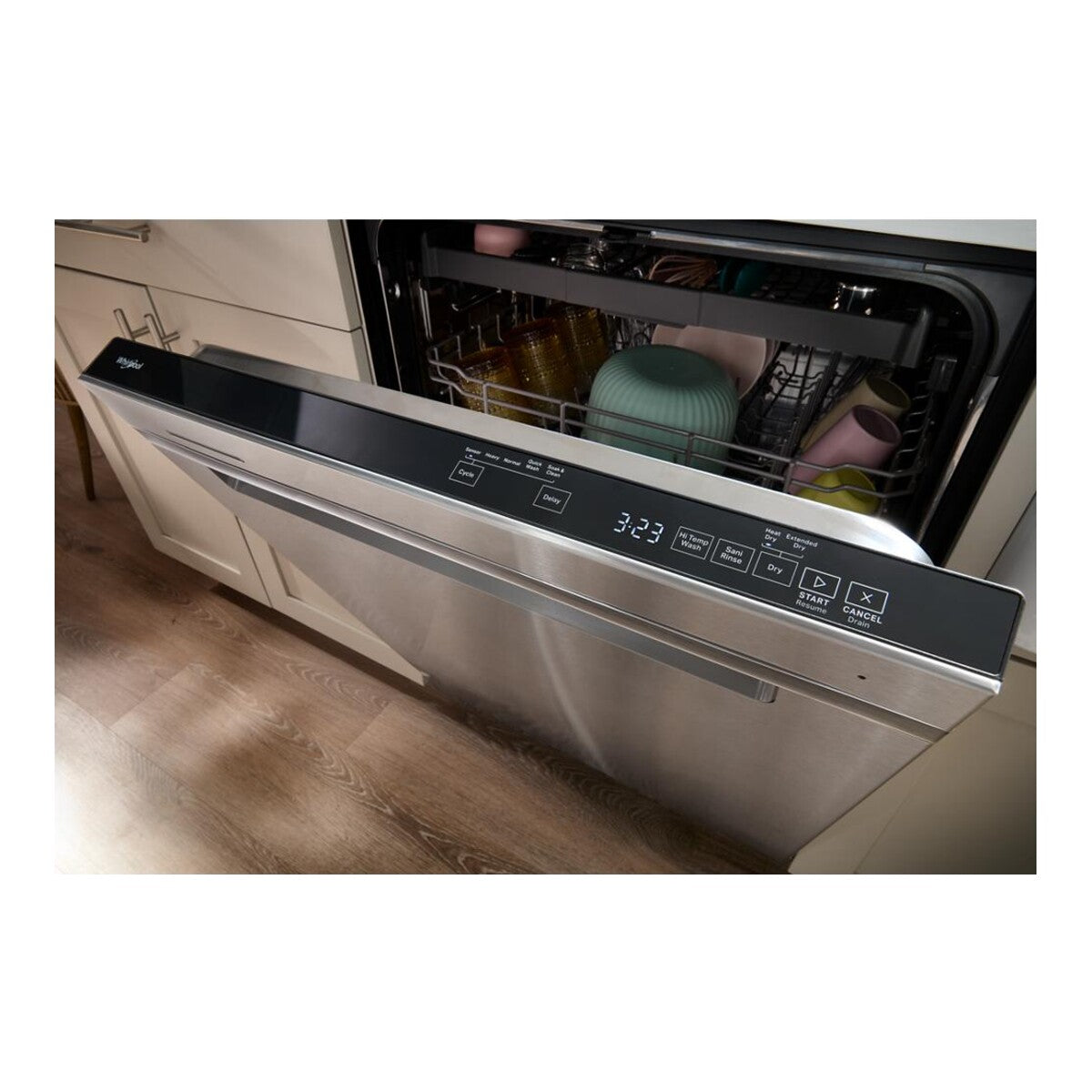 24” Stainless Steel Dishwasher with AI Intelligent Wash - 47 dBA