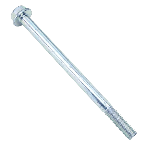 Long metal screw with partial threading and hex flange head for John Deere parts and home improvement projects under $50