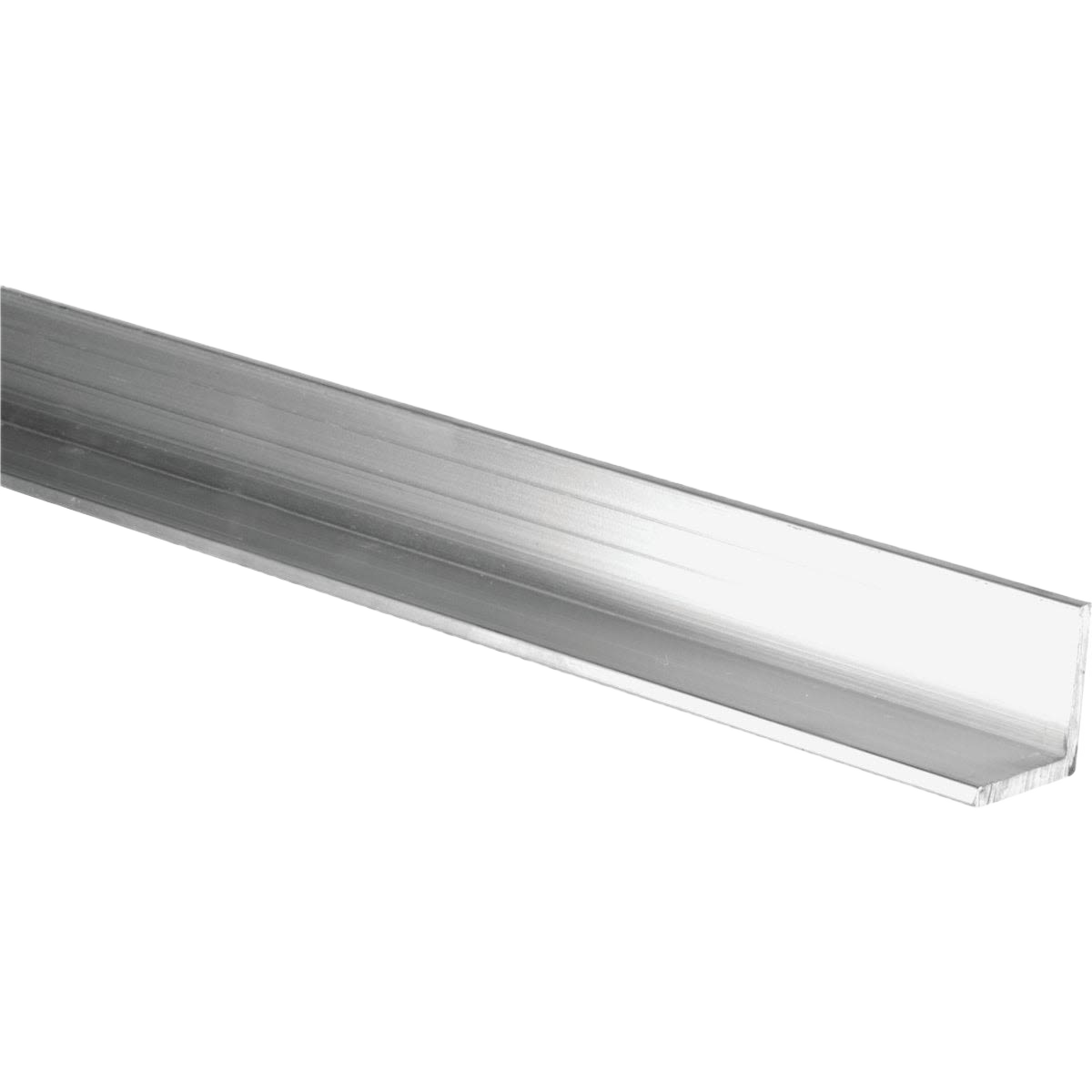 SteelWorks Milled Aluminum Solid Angle, 1-1/4 In. x 4 Ft.