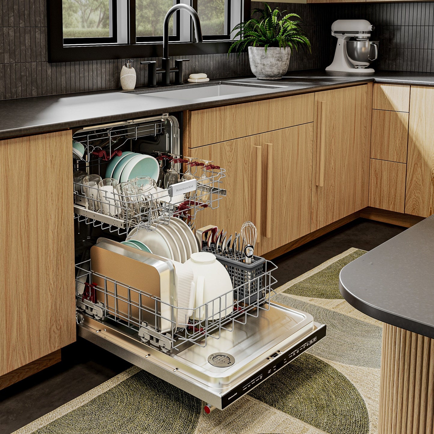 KitchenAid® Third Level Jet Rack Dishwasher with 40+ Total Wash Jets 41 dBA