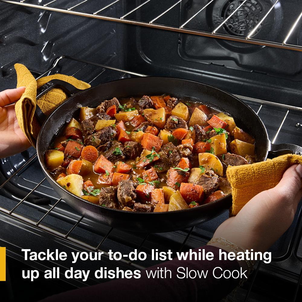 30-inch Gas Range with No Preheat Mode and Slow Cook