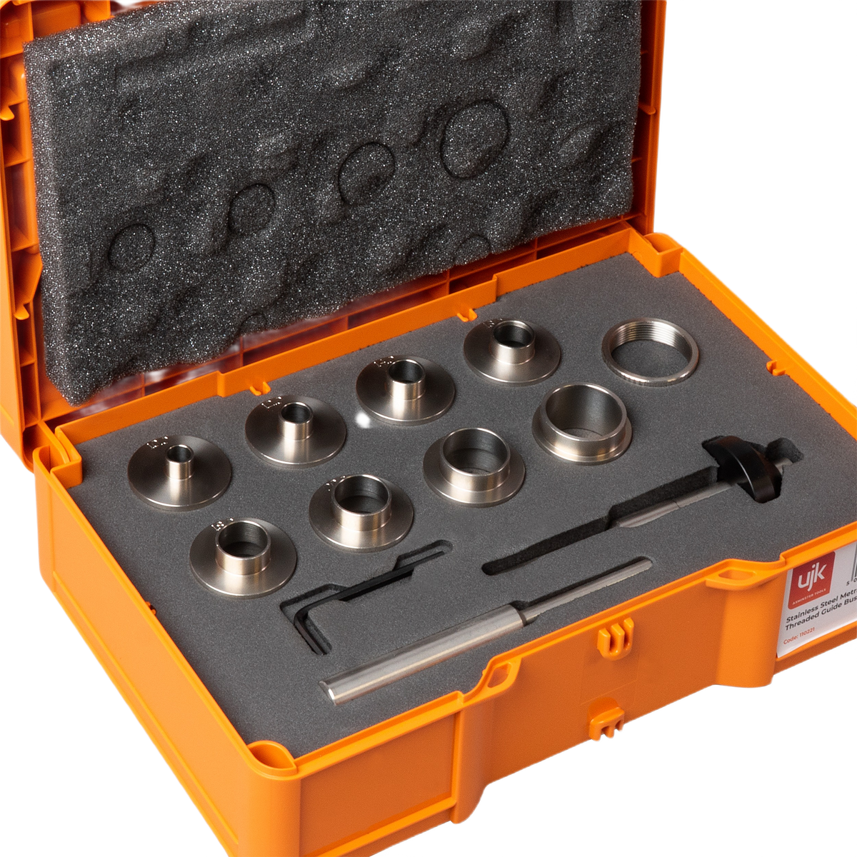 UJK Stainless Steel Metric Guide Bush Set