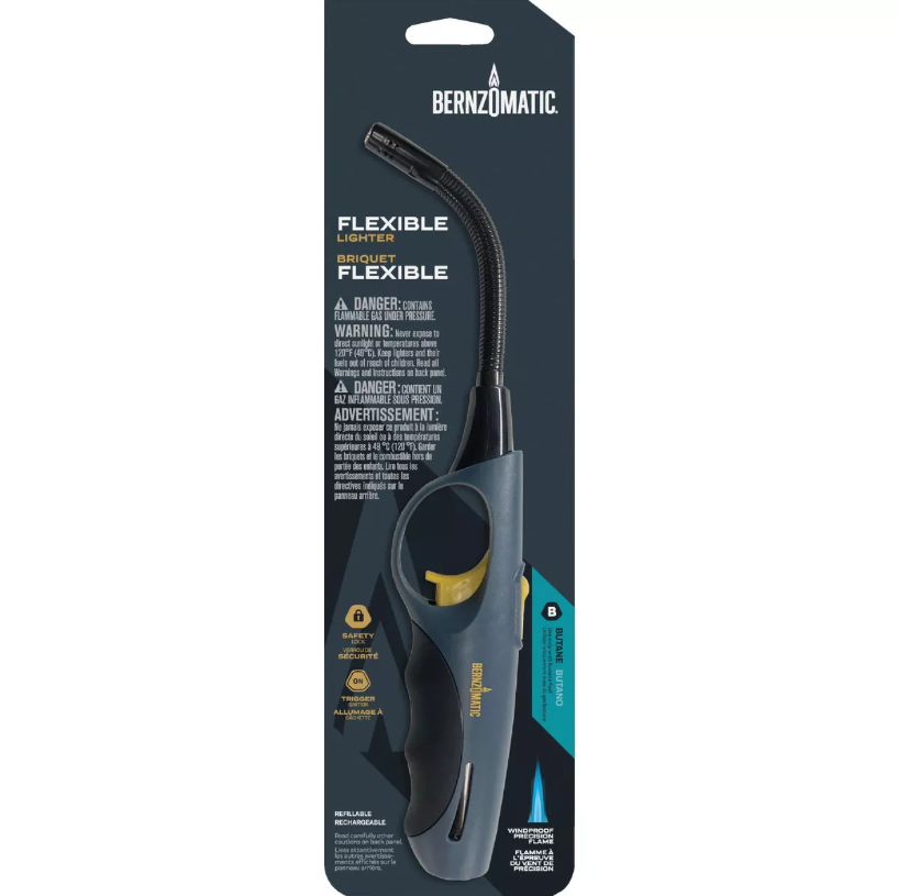 Bernzomatic Refillable Flexible Stem Butane Lighter