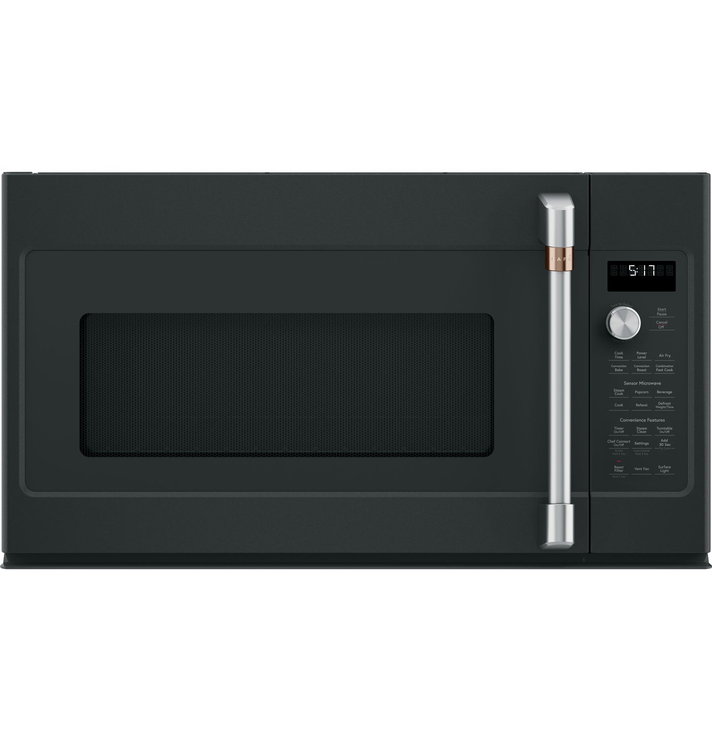 Matte black convection microwave oven with stainless steel handle and digital control panel in Microwaves and Kitchen & Kitchenware collections
